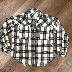 La hearts Plaid shacket